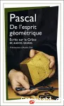 De l'esprit géométrique