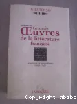 Dictionnaire des grandes oeuvres de la littérature française