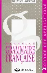 Nouvelle grammaire française Grevisse