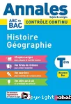 Annales : sujets et corrigés - Histoire géographie Term