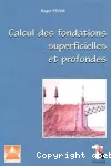 Calcul des fondations superficielles et profondes